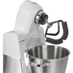 Bosch MUM6EW22 Küchenmaschine (weiß/edelstahl, 1.600 Watt, Serie 6, Patisserie-Set, Mixaufsatz)