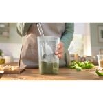 Bosch Stabmixer ErgoMaster MSM4W220 Serie 4 (weiß/edelstahl, 600 Watt, mit Zerkleinerer)