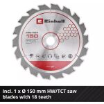 Einhell Power X-Change Akku-Handkreissäge CG2400SV TE-CS 18/150-2 Li-Solo, 18Volt (rot/schwarz, ohne Akku und Ladegerät)
