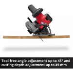 Einhell Power X-Change Akku-Handkreissäge CG2400SV TE-CS 18/150-2 Li-Solo, 18Volt (rot/schwarz, ohne Akku und Ladegerät)