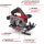 Einhell Power X-Change Akku-Handkreissäge CG2400SV TE-CS 18/150-2 Li-Solo, 18Volt (rot/schwarz, ohne Akku und Ladegerät)