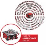 Einhell Power X-Change Akku-Tischkreissäge TE-TS 36/8 T Li-Solo, 36Volt (2x18V) (rot/schwarz, ohne Akku und Ladegerät)