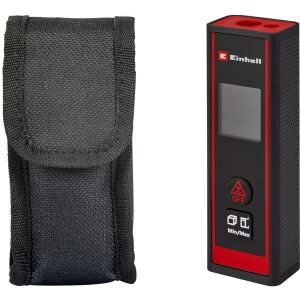 Einhell Laser-Distanzmesser TC-LD 40 R (schwarz/rot, Abstände von 5 cm - 40 Meter)