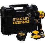 Stanley Akku-Bohrschrauber (SFMCD714D1T-QW), 18Volt (schwarz/gelb, Li-Ion-Akku 2,0Ah, Pro-Stack Koffer)