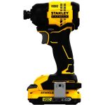 Stanley Akku-Schlagschrauber (SFMCF811D1T-QW), 18Volt (schwarz/gelb, Li-Ion-Akku 2,0Ah, Pro-Stack Koffer)