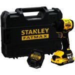 Stanley Akku-Schlagschrauber (SFMCF811D1T-QW), 18Volt (schwarz/gelb, Li-Ion-Akku 2,0Ah, Pro-Stack Koffer)