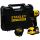 Stanley Akku-Schlagschrauber (SFMCF811D1T-QW), 18Volt (schwarz/gelb, Li-Ion-Akku 2,0Ah, Pro-Stack Koffer)