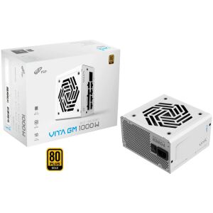 Fortron VITA GM 1000W White (weiß, 1x 12-Pin High Power GPU, 4x PCIe, Kabelmanagement, 1000 Watt)