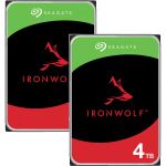 Ugreen DH2300 Bundle mit 2x Seagate IronWolf NAS 4 TB CMR (schwarz)