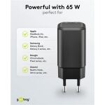 Goobay USB-C PD GaN Schnelladegerät Nano 65 W (schwarz)