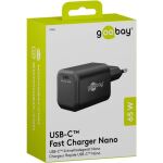 Goobay USB-C PD GaN Schnelladegerät Nano 65 W (schwarz)