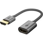 Goobay Ultra High-Speed HDMI-Flexiadapter (schwarz/gold)