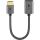 Goobay Ultra High-Speed HDMI-Flexiadapter (schwarz/gold)