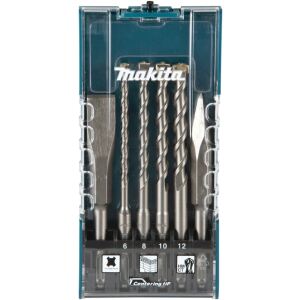 Makita Meißel- und Hammerbohrer-Set SDS-plus, 6-teilig, Meißel- & Bohrer-Satz