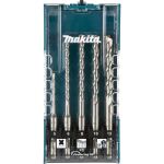 Makita Hammerbohrer-Set SDS-plus, 5-teilig (Ø 5 / 6 / 8 / 10 / 12mm, Arbeitslänge 50mm / 100mm)