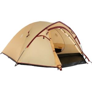 Coleman Darwin 4 Plus Summer (beige/dunkelrot)