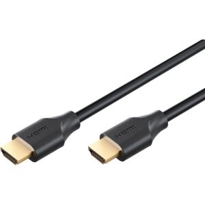 Goobay Ultra96 HDMI Kabel (schwarz/gold, 1,5m)
