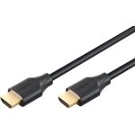 Goobay Ultra96 HDMI Kabel (schwarz/gold, 1,5m)
