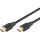 Goobay Ultra96 HDMI Kabel (schwarz/gold, 1,5m)