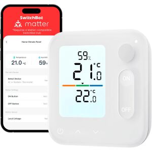 SwitchBot Home Climate Panel (weiß)