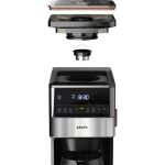 Krups GmbH Grind Aroma XL KT8428 mit Mahlwerk (schwarz/edelstahl, Thermokanne)