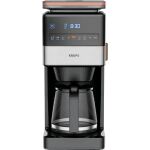 Krups GmbH Grind Aroma XL KM8428 mit Mahlwerk  (schwarz/edelstahl, Glaskanne)