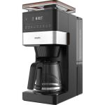 Krups GmbH Grind Aroma XL KM8428 mit Mahlwerk  (schwarz/edelstahl, Glaskanne)