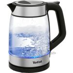 Tefal KI6058 Glas (transparent/silber, 2.200 Watt, 1,7 Liter)