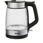 Tefal KI6058 Glas (transparent/silber, 2.200 Watt, 1,7 Liter)