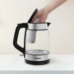 Tefal KI6058 Glas (transparent/silber, 2.200 Watt, 1,7 Liter)