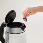 Tefal KI6058 Glas (transparent/silber, 2.200 Watt, 1,7 Liter)