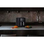 Hisense Heißluftfritteuse HAF2100DCD (schwarz, 2.100 Watt, Korb 7,7 Liter)