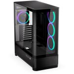 Endorfy Aquarius 8000 Corona (schwarz, Panoramaglas)