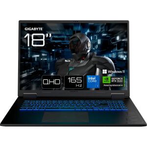 GIGABYTE GAMING A18 PRO DXJ (schwarz, Intel® Core? 7 240H, NVIDIA GeForce RTX 5070 Ti, 32 GB DDR5, 1 TB (1 TB SSD), Windows 11 Home)