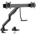 Goobay Doppel-Monitorhalterung Office (schwarz)