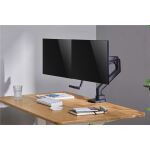 Goobay Doppel-Monitorhalterung Office (schwarz)