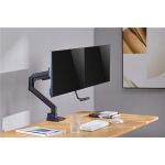 Goobay Doppel-Monitorhalterung Office (schwarz)