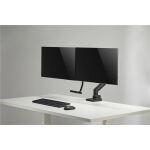Goobay Doppel-Monitorhalterung Office (schwarz)