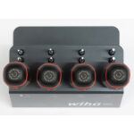 wiha Schraubendreher mit Bithalter SoftFinish, 1/4" (schwarz/rot, mit Ratschenfunktion)