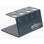 wiha Schraubendreher mit Bithalter SoftFinish, 1/4" (schwarz/rot, mit Ratschenfunktion)