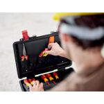 wiha Werkzeugkoffer Basic Set L electric  (rot/gelb, 46-teilig, mit Koffer)