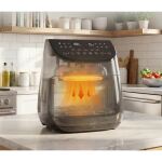 Medion Heißluftfritteuse Life X20 MD 13060 XL (schwarz, 1.700 Watt, Korb 6,6 Liter)