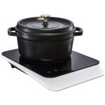 Medion LIFE Induktionskochplatte MD 18490 (schwarz/weiß, 2.000 Watt)