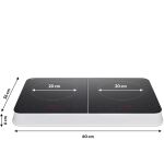 Medion LIFE Doppel-Induktionskochplatte MD18493 (schwarz,...