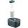 Medion LIFE Eismaschine MD 10169 (schwarz/edelstahl, für 1.00ml Eiscreme, 100 Watt)