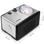 Medion LIFE Eismaschine MD 18387 (schwarz/edelstahl, für 800ml Eiscreme, 150 Watt)