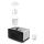 Medion LIFE Eismaschine MD 18387 (schwarz/edelstahl, für 800ml Eiscreme, 150 Watt)