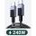 Ugreen L513 USB-C auf USB-C Lade- und Datenkabel (schwarz/grau)