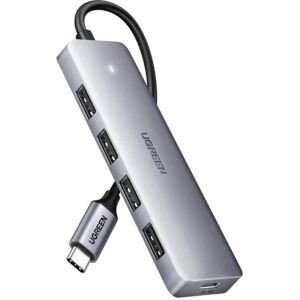 Ugreen USB-C Hub (4-Port, USB 3.0, OTG) (grau)