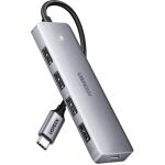 Ugreen USB-C Hub (4-Port, USB 3.0, OTG) (grau)